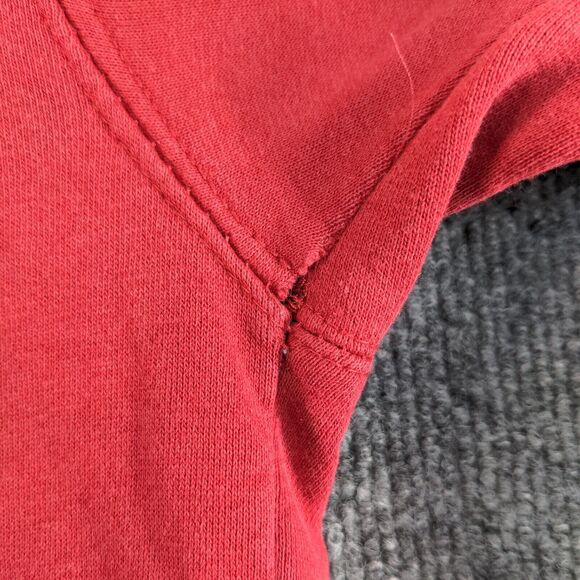 Stadium Athletics Indiana Hoosiers Drawstring Hoodie Sweatshirt Mens Medium Red - Picture 9 of 15